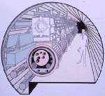 Der LHC Tunnel im Querschnitt